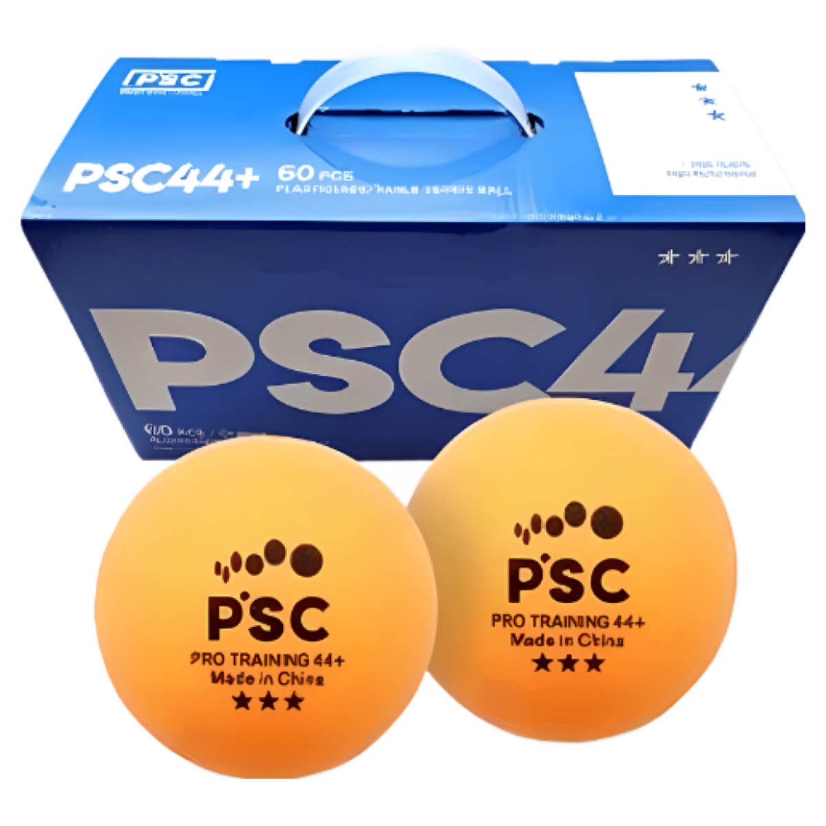 PSC 44+ 라지볼 3성 탁구공, 오렌지색, 1박스 29,000원