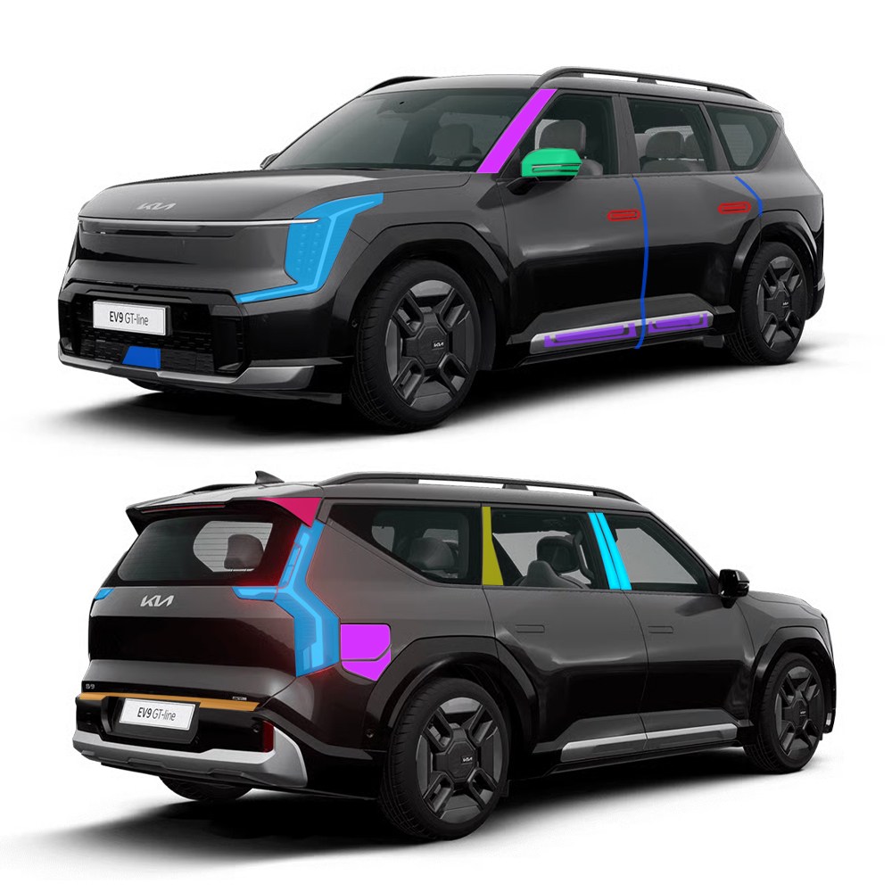 스킨엑스 EV9 MV1 외장필수패키지B PPF 차량보호필름, 투명, 1개 177,000원