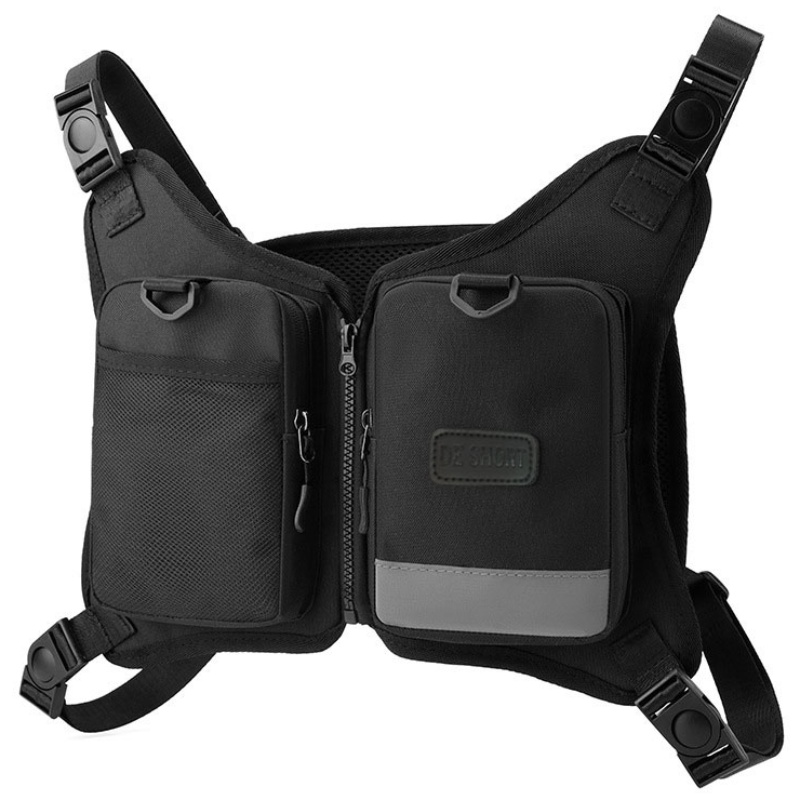 디숏 오토바이 배달조끼 배달대행 퀵 반사 라이더 야광 작업복, 블랙 12,500원