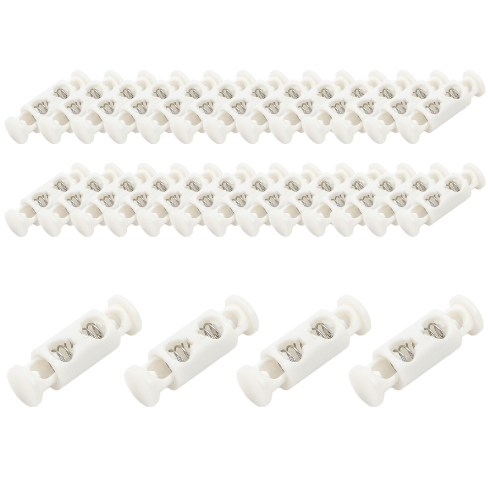 원더블 더블스트링 끈길이 조절 스토퍼, 30개, 아이보리 9,900원