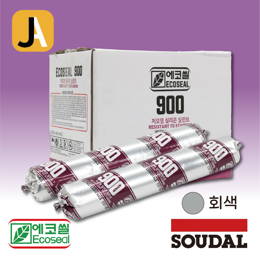 수달 동양실리콘 에코씰900 석재, 판넬용 비오염(저오염) 소세지 실리콘 (회색) 박스 20개입 83,000원