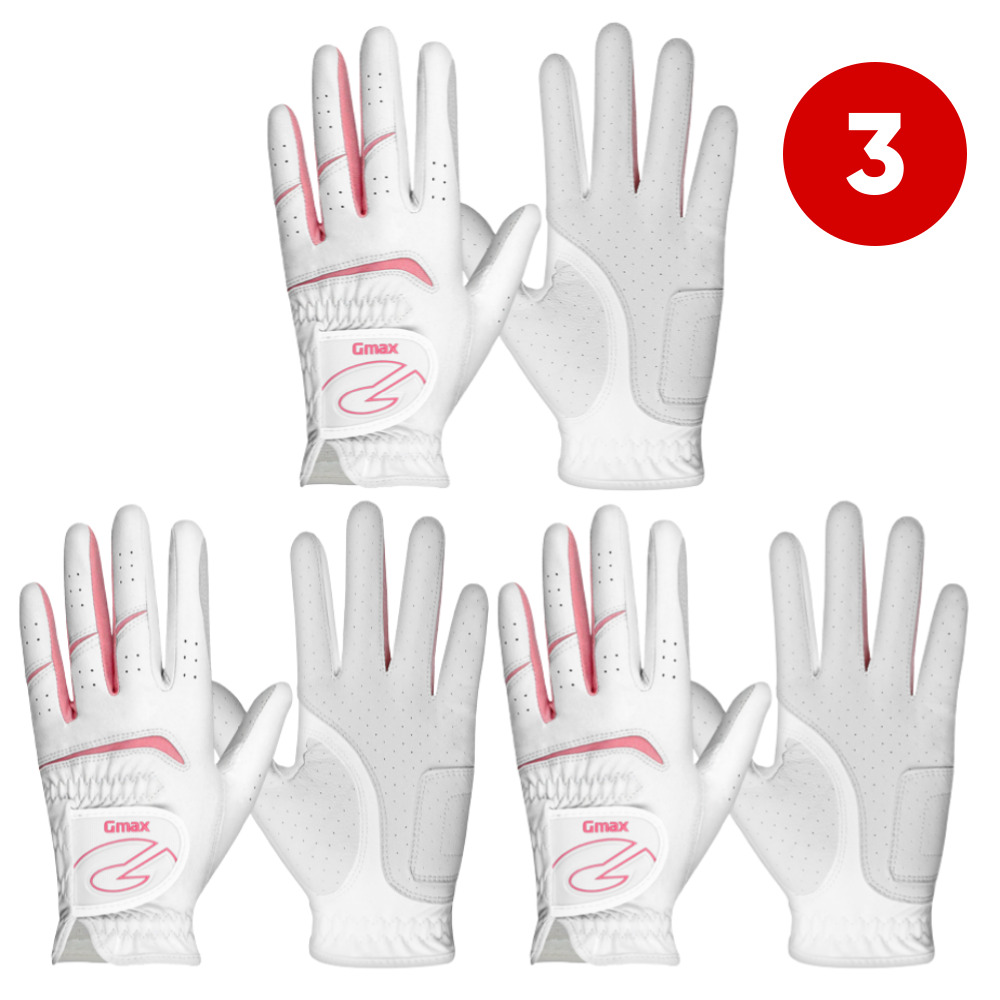 (3세트) 지맥스 반양피 여성 양손 골프장갑 29,800원