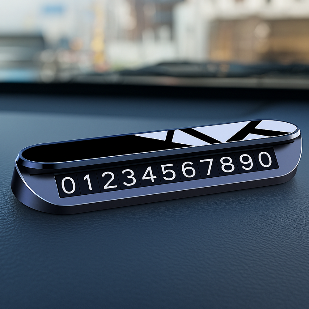 라모네트 메탈 강력고정 야광 안심 주차번호판, 1개, 유광 블랙 17,080원