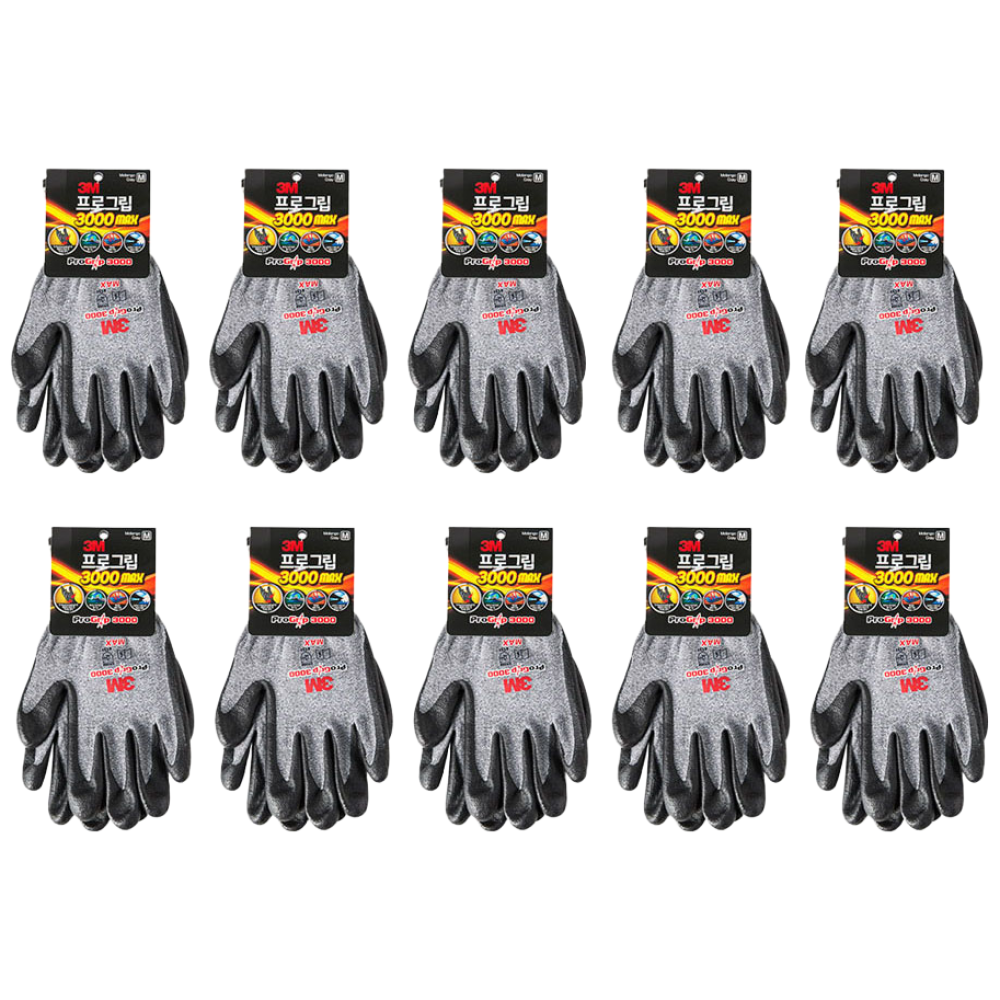 3M 장갑 슈퍼그립 200 100 프로그립 1000 2000 3000 컴포트그립 여름용 겨울용 방한장갑 모음전, 단일 색상, 10개 25,900원