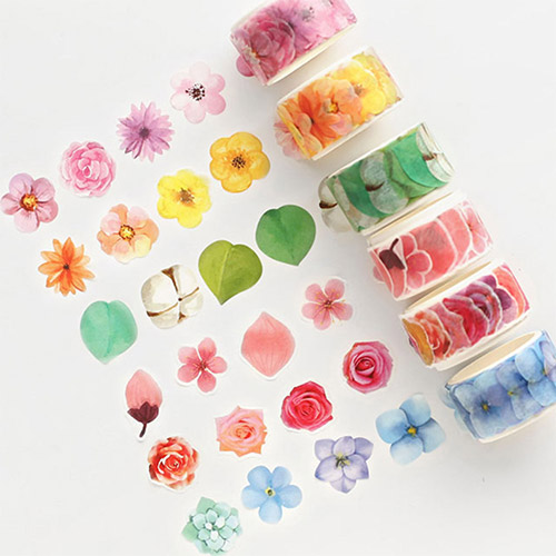 떼어쓰는 마스킹테이프 꽃 12p 24,000원