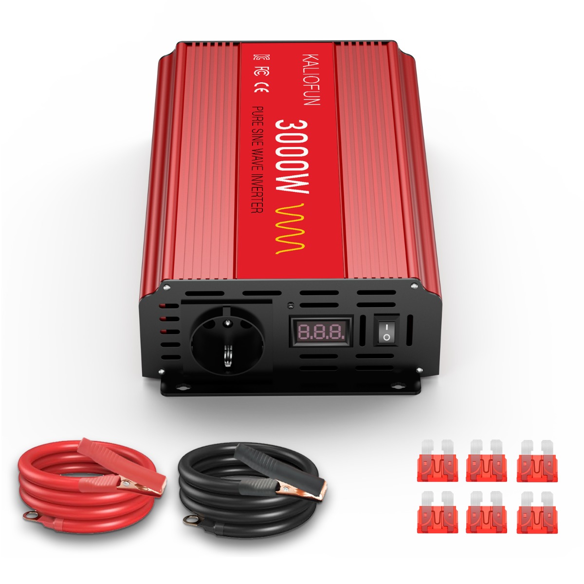 KALIOFUN 순수 정현파 인버터 220V 60HZ 태양광 캠핑용 KC인증, 1개 203,600원