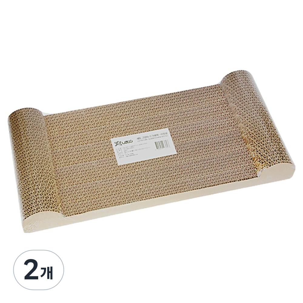 레토 고양이 스크래처 2단 숨숨집 하우스 분리형 LCH-SS03 전용 골판지 리필보드, 단일색상, 2개 21,200원