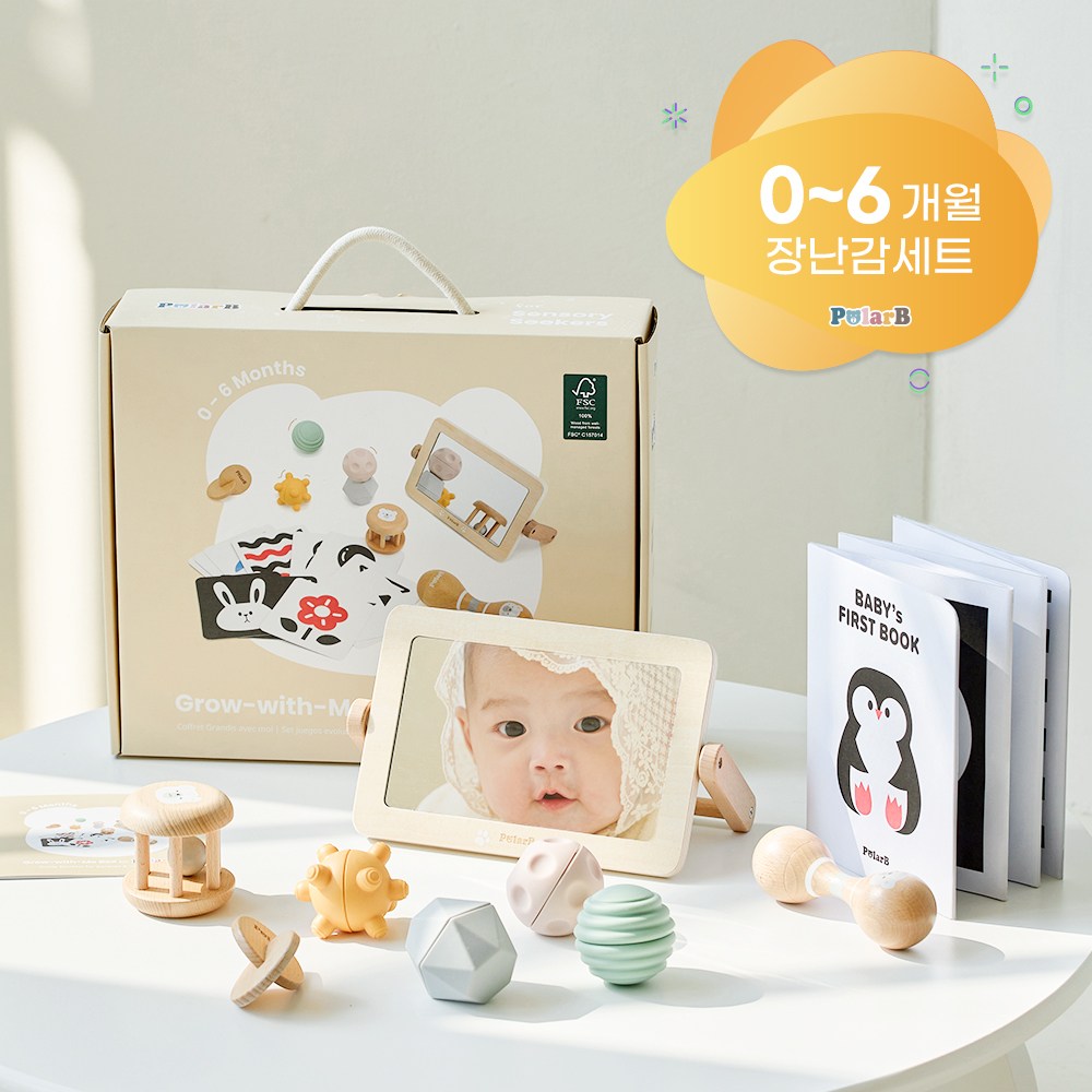 폴라비 플레이키트 0개월 6개월 12개월 18개월 출산선물 돌아기 장난감 세트 69,900원
