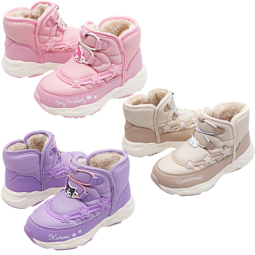 바로인 산리오 예티 반목 부츠 방한 방수 패딩 겨울 털 신 주니어 아동용 신발 어린이 선물 시나모롤 마이멜로디 쿠로미 40,090원