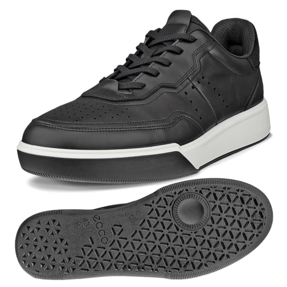 에코 스트리트 코트 남성 스니커즈 운동화 소가죽 프리미엄 CRB-EC ECCO 블랙 252,000원