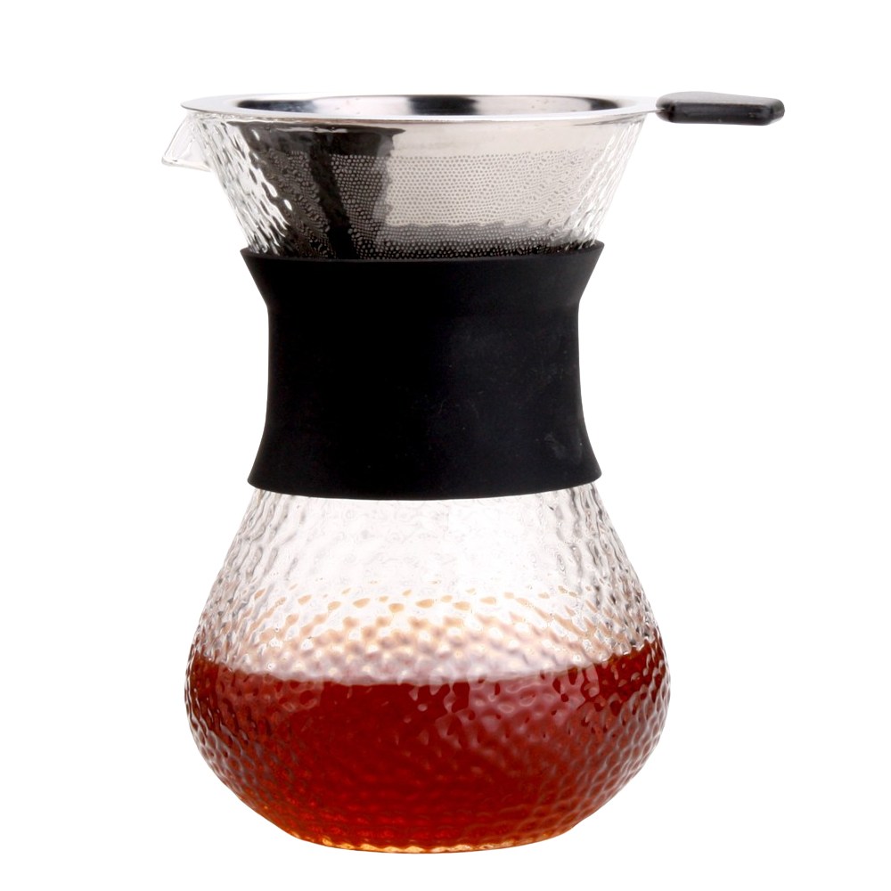 올인원 핸드드립 세트 400ml 이중스텐 드리퍼 글라스 커피서버 거름망 티팟 티포트 8,800원