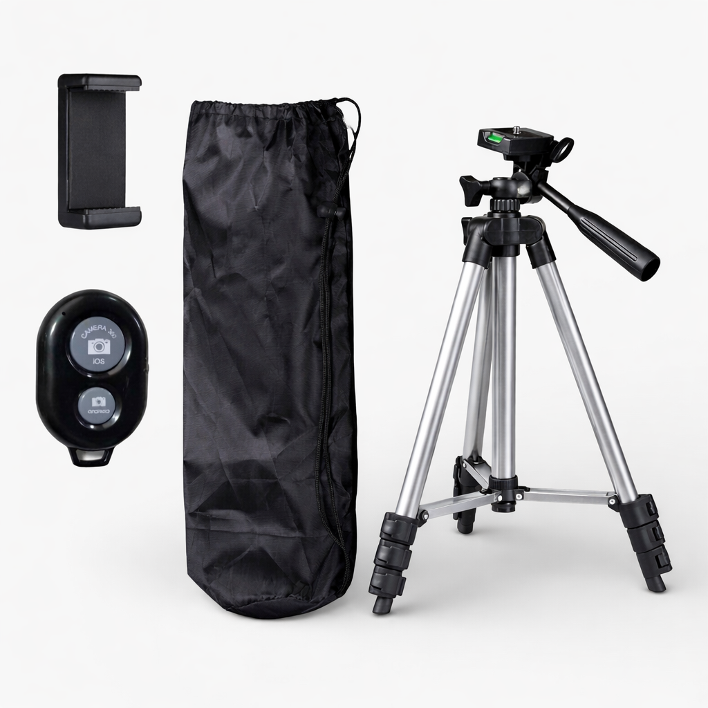 Somang 프리미엄 블루투스 다기능 스탠드 스마트폰 4단 삼각대 거치대 16,900원