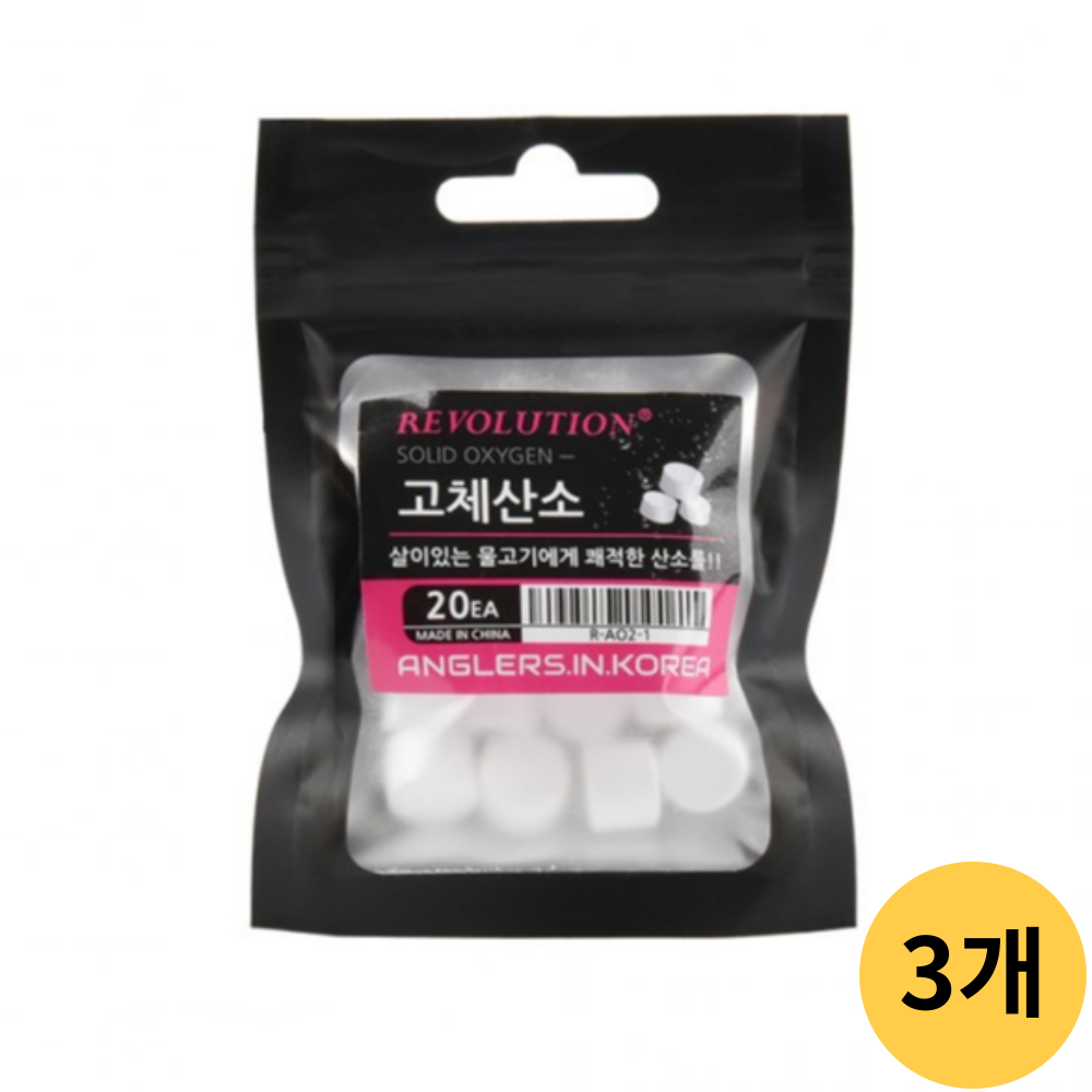 제이쿠스 산소공급제 낚시 해루질 캠핑 무전원 기포기, 화이트, 3개 12,090원