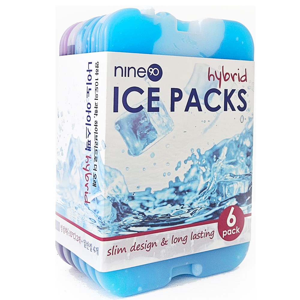 나이노 휴대용 아이스팩 6p 세트 - 캠핑 아이스박스 미니 보냉백용 소형 플라스틱 하드케이스 16,700원