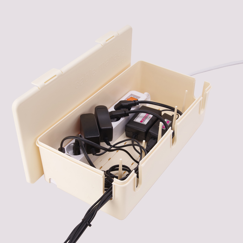 케이블매니저 대형 멀티탭정리함 전선정리함 6구 멀티탭 수납 9,900원