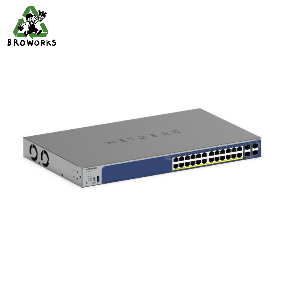 넷기어 GS728TXP [스마트스위치 / 1Gbps 24Port + 10Gbps 2Port SFP + 10Gbps 2Port UTP /PoE+/ Desk or Rack Type] 990,000원
