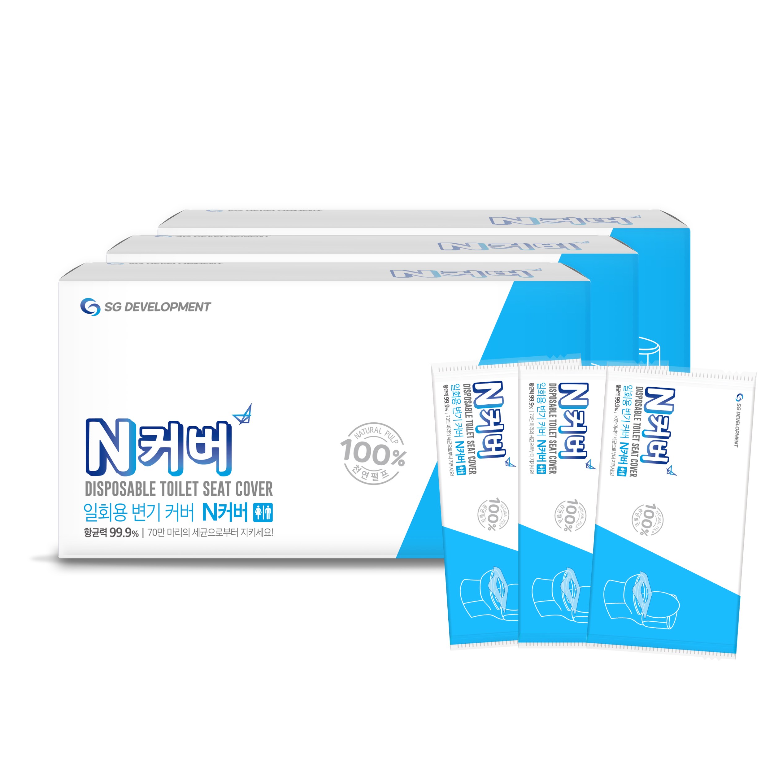 N커버 국산 항균 일회용 변기커버, 300매 43,900원