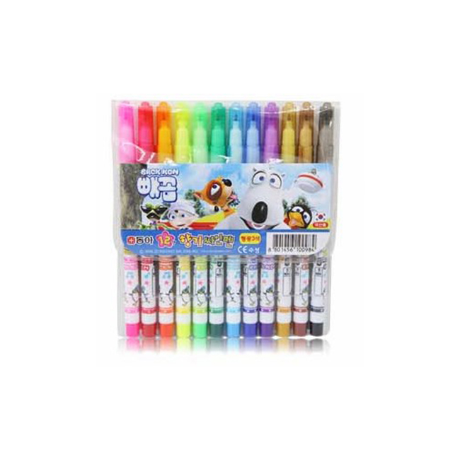 동아연필 빼꼼 향기 사인펜 12색, 단일 색상, 1개 3,500원