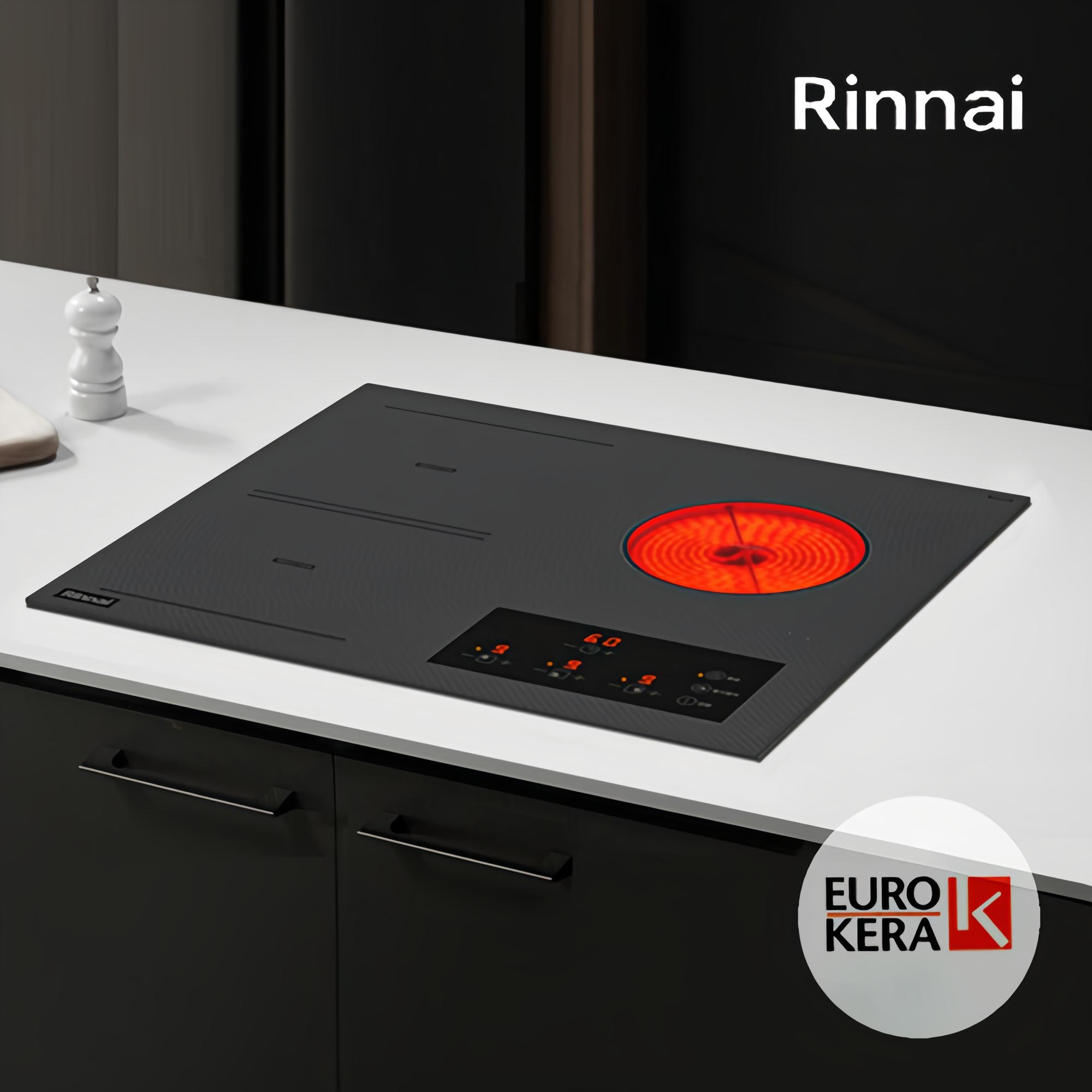 린나이 빌트인 3구 하이브리드 전기레인지 (인덕션2 + 하이라이트1) 유로케라상판 국내생산 368,000원
