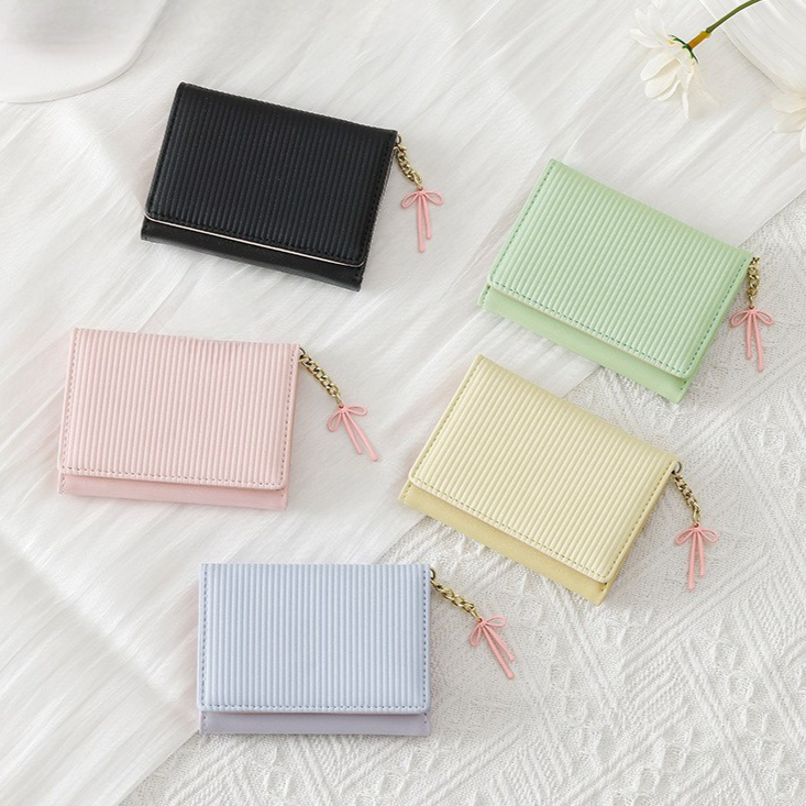 엔에스레이블 여성 가죽 3단 미니 카드 명함 지갑 똑딱이 카드지갑 9,900원