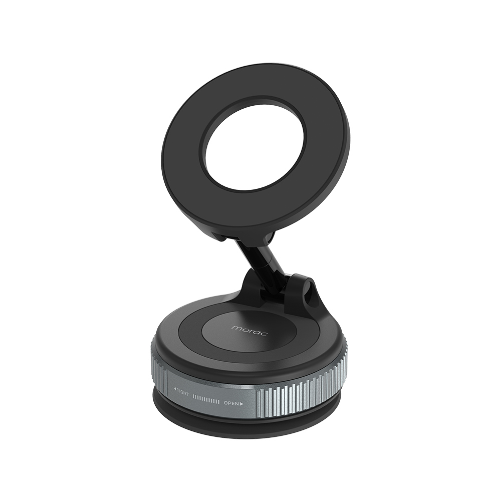모락 진공 흡착 접이식 차량용 맥세이프 자석 거치대, 블랙, 1개 7,500원