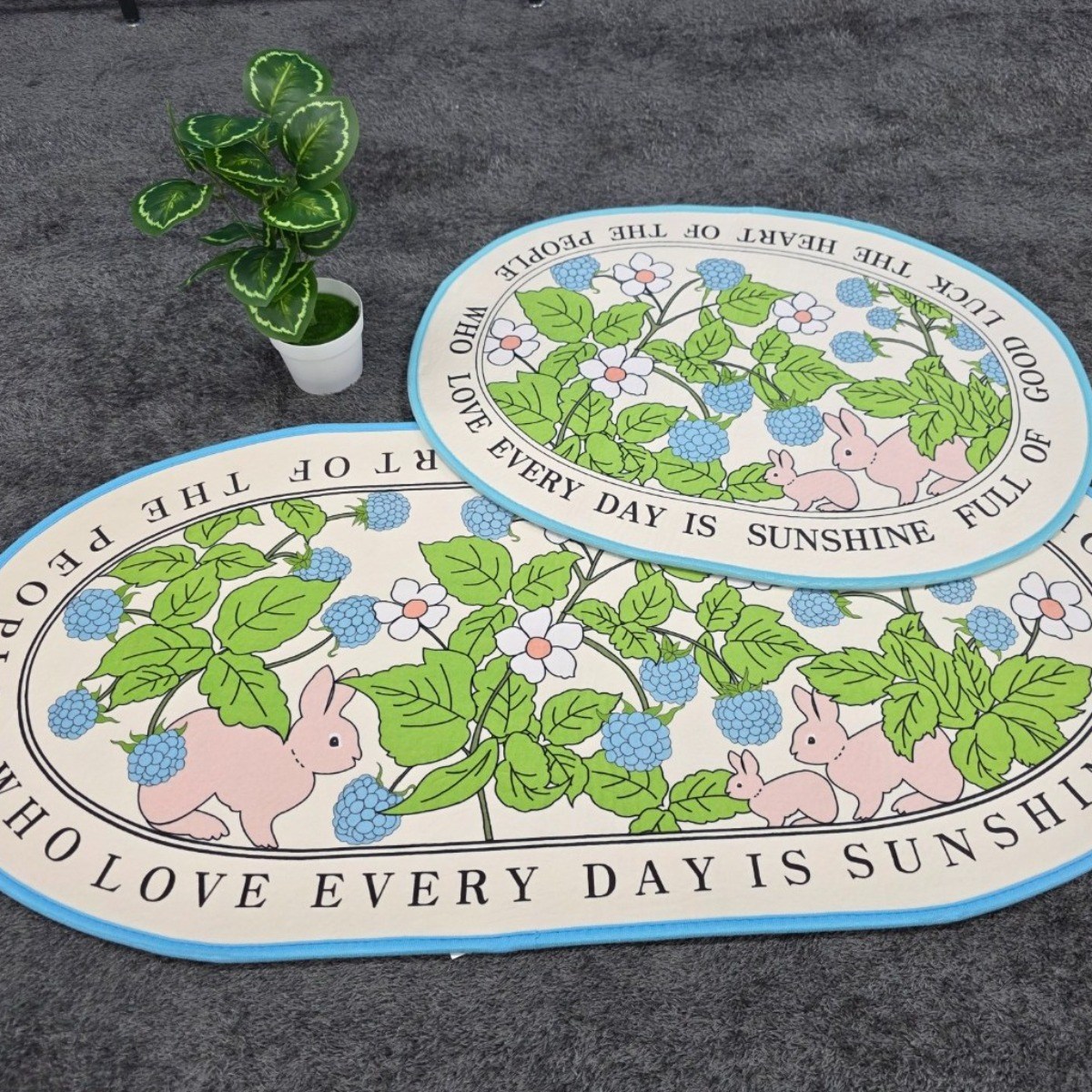 플로앤홈 프리미엄 홈스타일링 물세탁 미끄럼방지 다용도매트 발매트 주방매트 잎사귀패턴 세트 49,000원