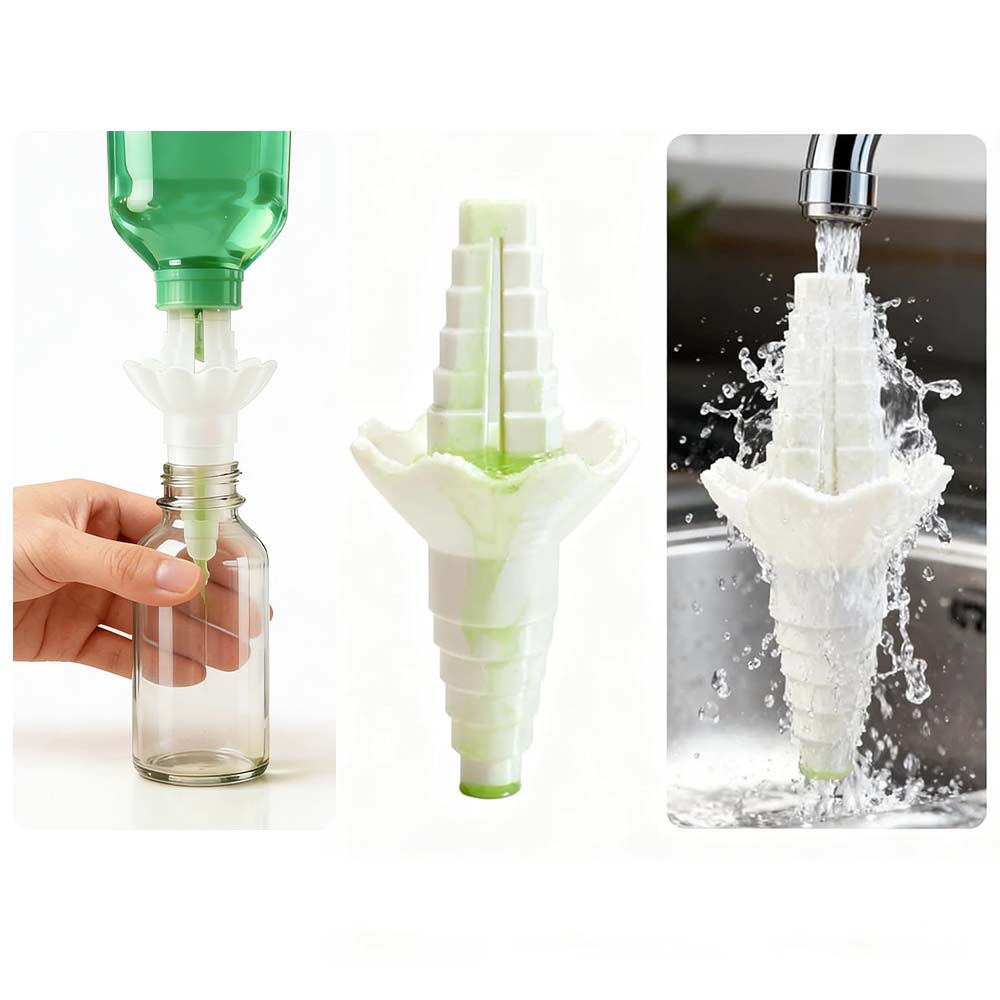 루베이 소분용 병연결 깔때기 병투병 액체이동 커넥터 잔량사용 낭비절감 액체이동 로션/화장품/샴푸, 흰색, 2개 9,900원