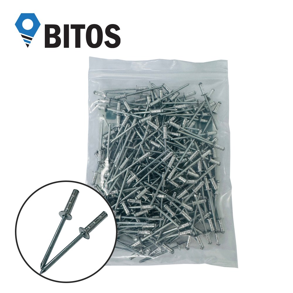 블라인드 멀티 리벳 리뱃 못 알류미늄 스텐 둥근머리 리베트 200개, 1세트 5,400원