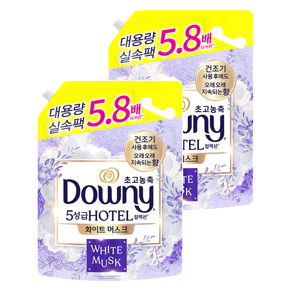 다우니 초고농축 호텔 컬렉션 섬유유연제 화이트 머스크 리필 39,900원