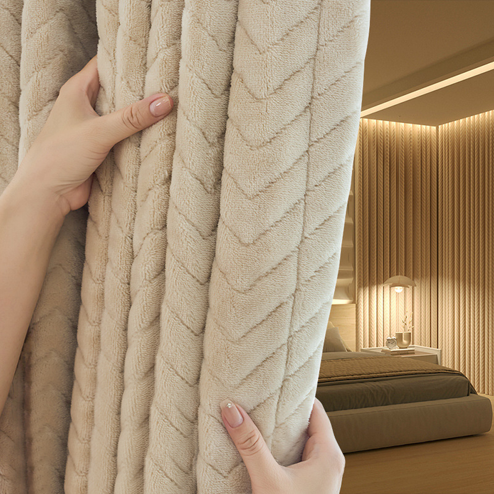 하루꿈  프리미엄  4중방한 두꺼운 도톰한 패딩커튼 방풍 방한 방음 암막 커튼 사계절 보온커튼 29,900원