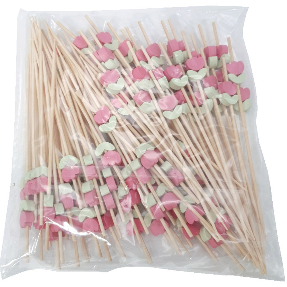 이홈베이킹 대나무 튤립픽 12cm, 100개입, 1개 9,400원