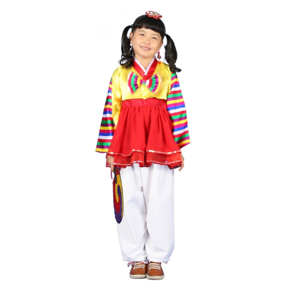 DCW22 여자 아동 한복 유치원 재롱잔치 연극 명절, DCW22 색동S, 1개 35,900원