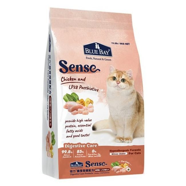 블루베이 고양이 센스 닭 프로바이오틱스 건식사료 6kg 1개 268,200원