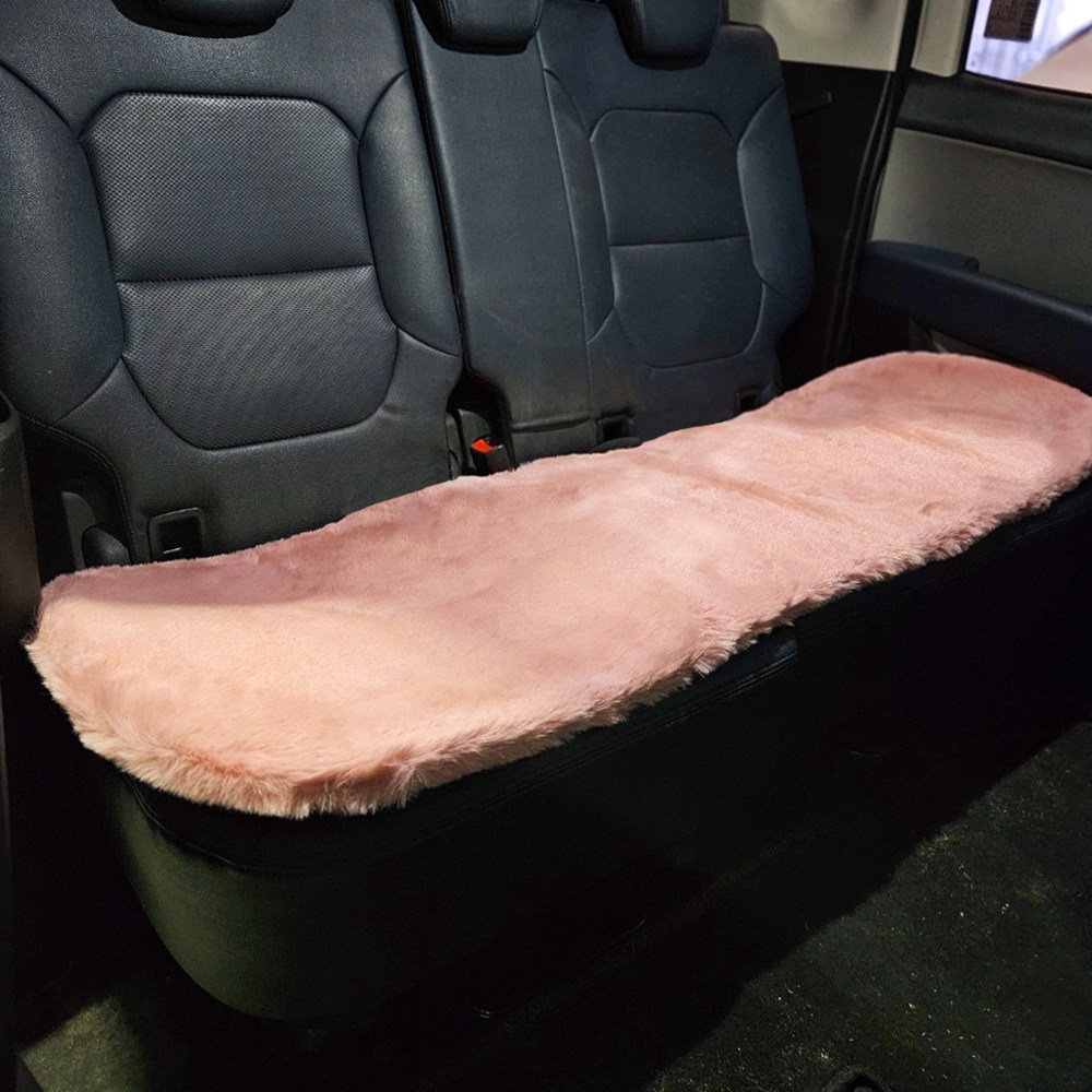 TKB 차량 애견 레더래빗 겨울 방석 뒷좌석 1P, 블랙, 1개 1,900원