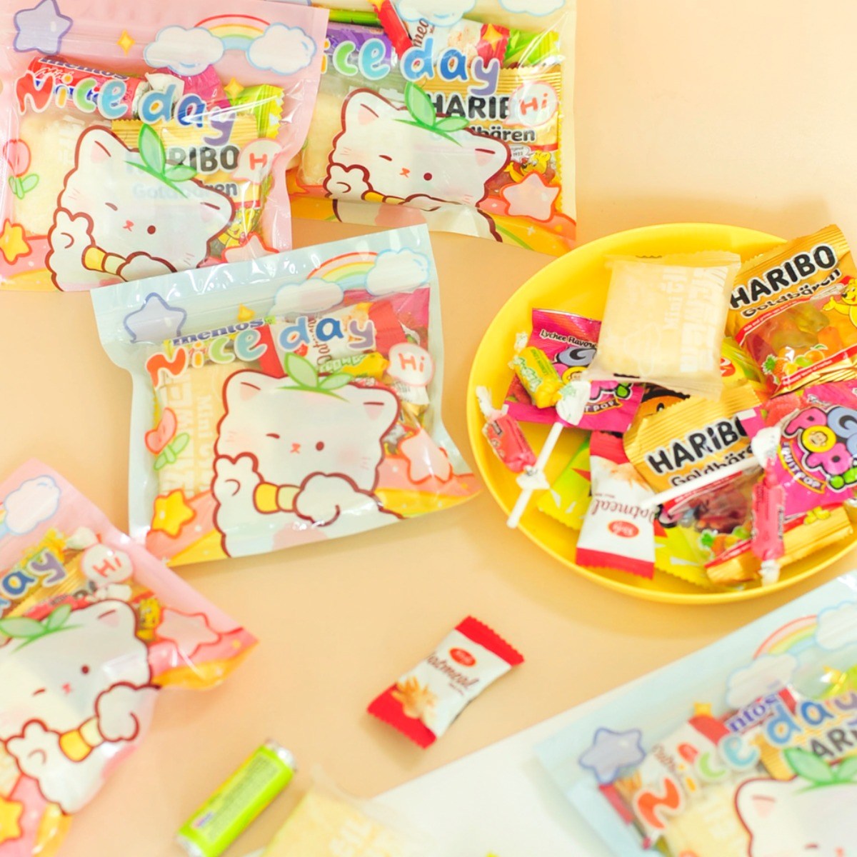 어린이집 유치원 생일 답례품 간식꾸러미 구디백 GD04, 1세트, 간식꾸러미 6개입 38,200원