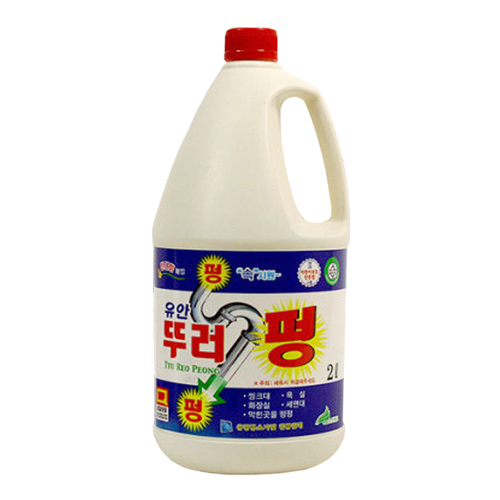 유안 뚜러펑 배수구 세정제 악취제거 펑크린 변기 하수구, 1개, 2L 1,700원