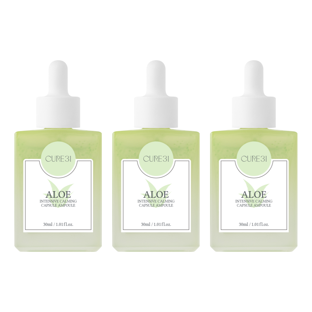 큐어31 알로에 인텐시브 카밍 캡슐 앰플, 3개, 30ml 29,000원