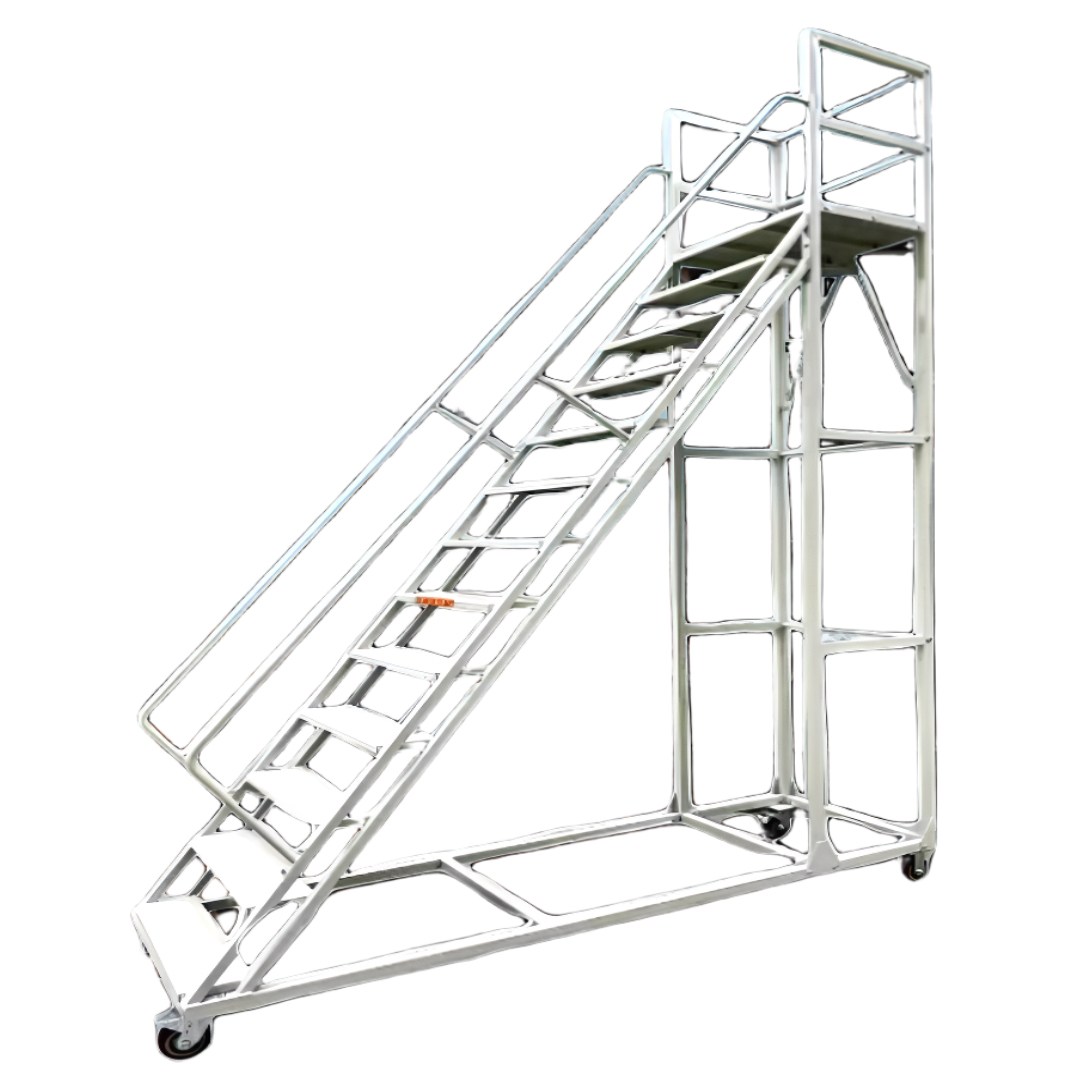 네오플릭 이동식 계단 사다리 안전한 고소작업대 물류창고 공장 대형 철제 산업용 작업대 우마, 1개 440,000원