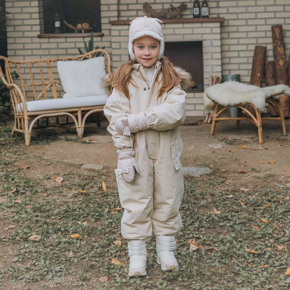 쿵스쿵스 올인원스노우슈트(아이보리) 유아스키복 아기 보드복 전신형 패딩 우주복 방한 방수 썰매복 스키 149,000원