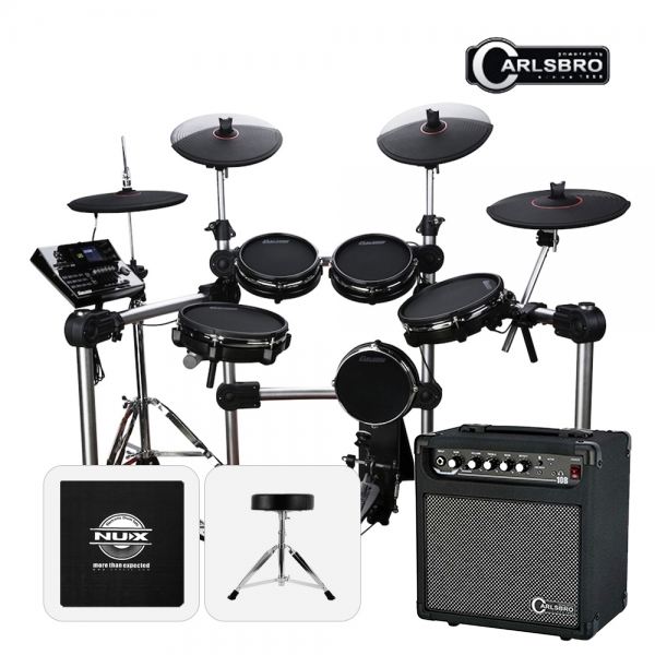 칼스브로 전자드럼세트 올메쉬 CSD600 의자,매트,킥스타트10B앰프포함 1,892,000원