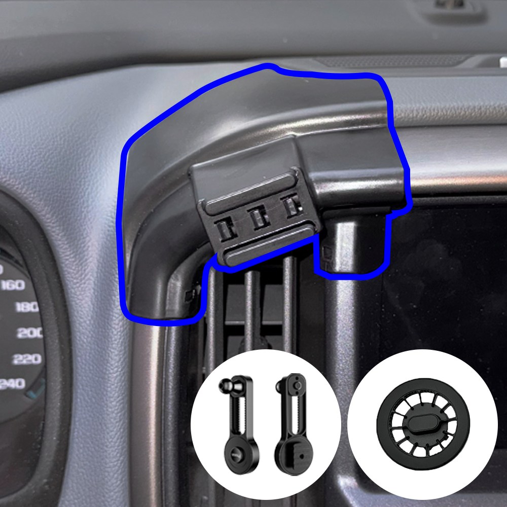 윙가디움 쉐보레 콜로라도 (18년~23년) 차량용 핸드폰 거치대 마운트 세트 32,500원