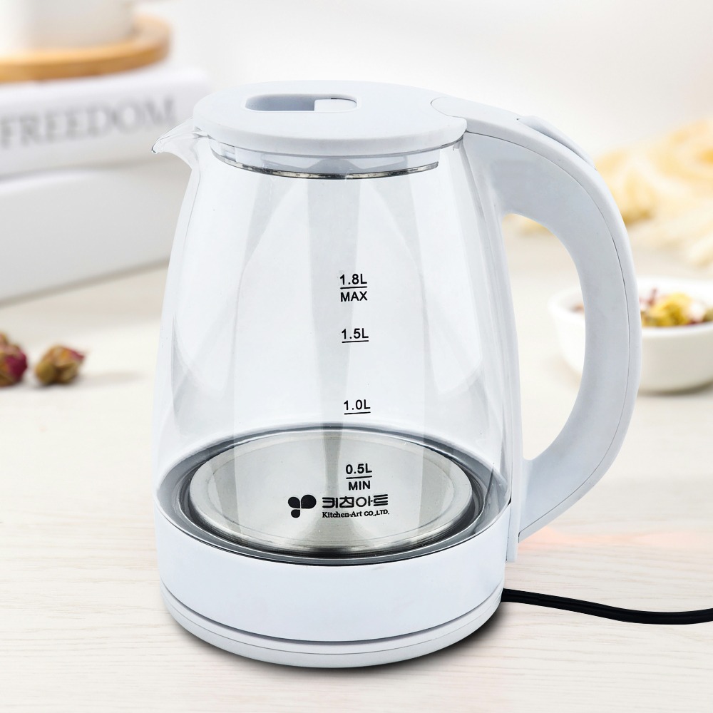 유리주전자 KJS-0018GHO 유리포트 내열유리 무선 전기주전자 1.8L 17,000원