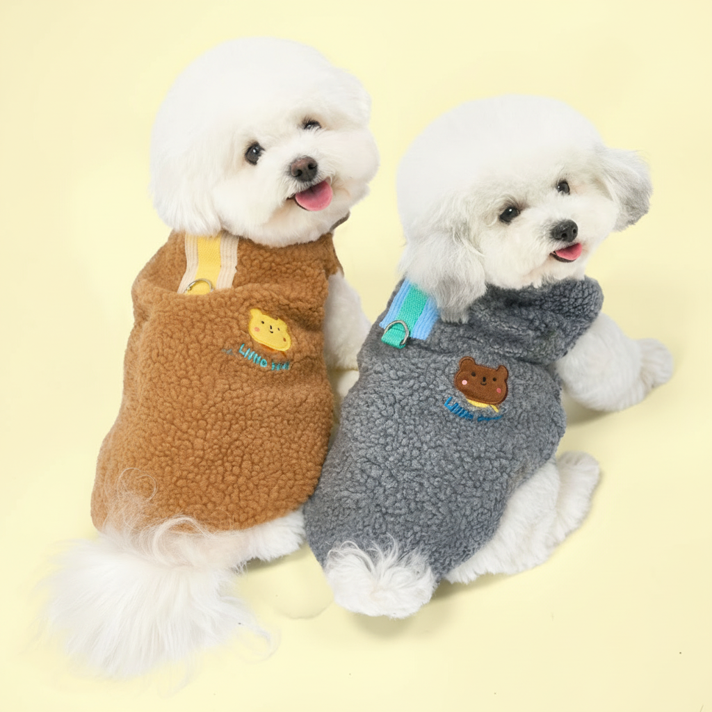 위니즈 뽀글후리스 강아지패딩 강아지 겨울옷 올인원패딩 16,400원