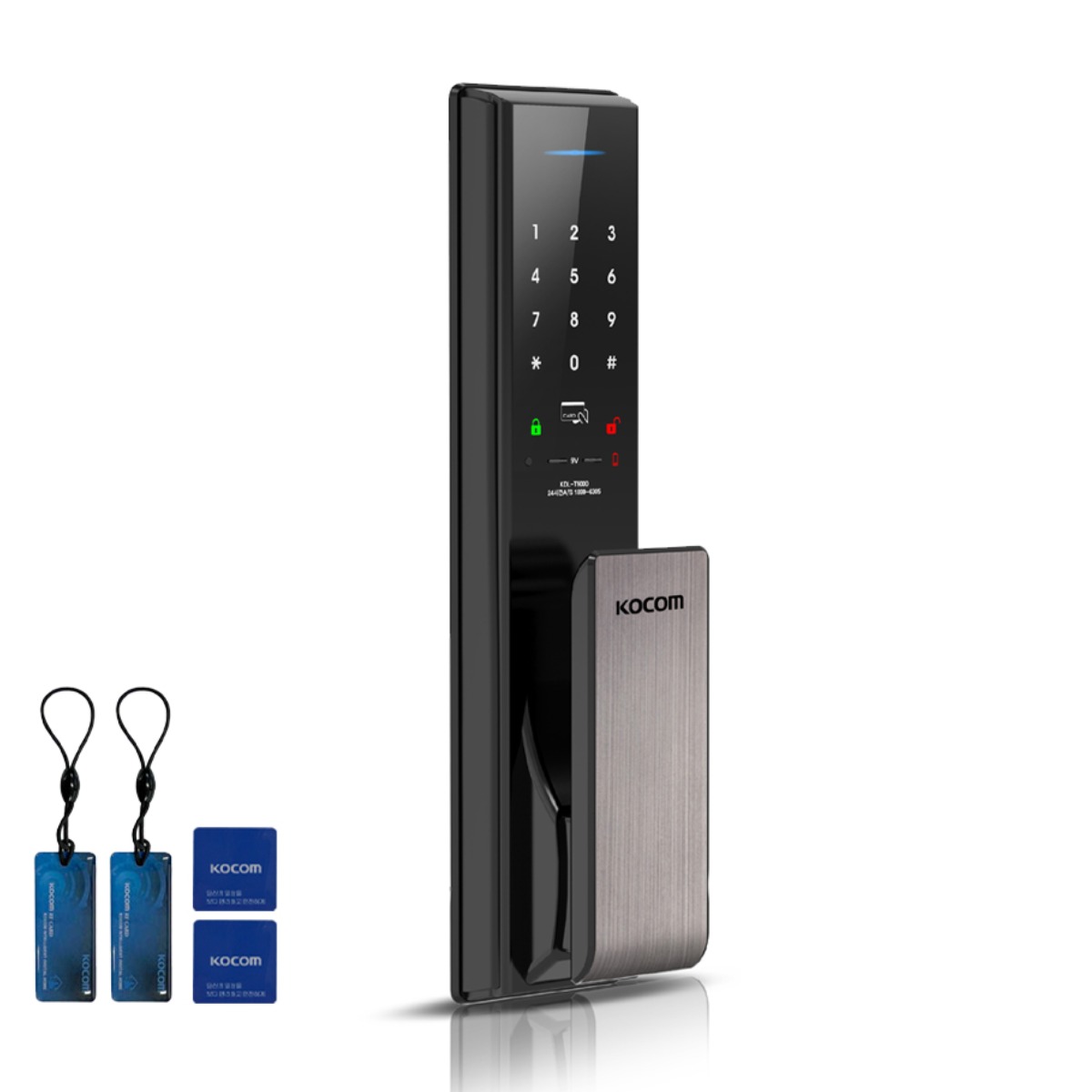 코콤 KDL-AC9500 카드키 현관문 무타공 푸시풀 번호키 도어락 교체 설치  고리형 2개 + 부착형 2개 105,000원
