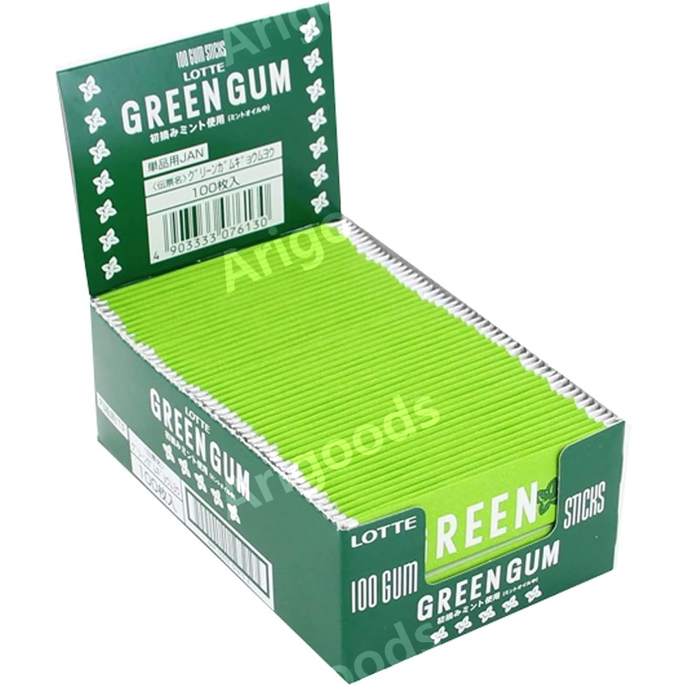 일본 롯데 GREEN 그린 껌 민트맛 100장입 29,300원