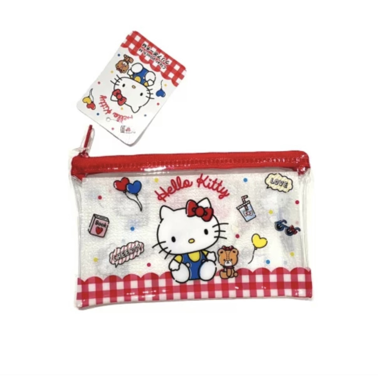 (당일발송)로지도이 일본정품 PVC 키티 산리오 필통 파우치 5,900원