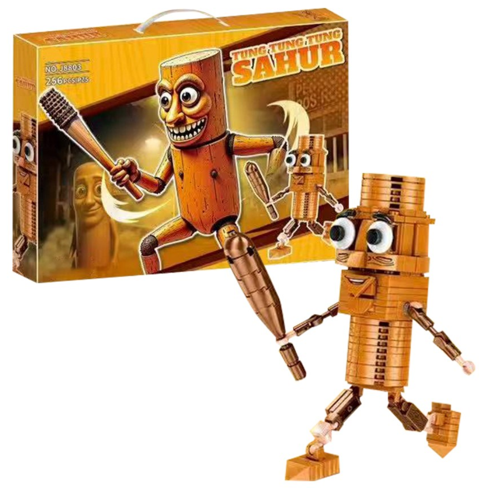 토이토 이탈리안 브레인롯 대형 블럭 세트 캐릭터 호환 블록, 퉁퉁퉁 사후르, 1개 18,900원