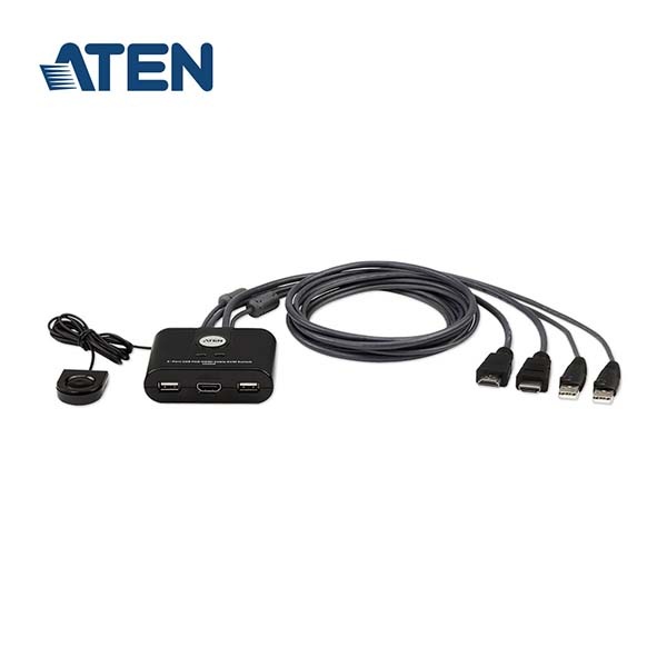 ATEN CS22HF 2포트 USB FHD HDMI 케이블 KVM 스위치 58,000원