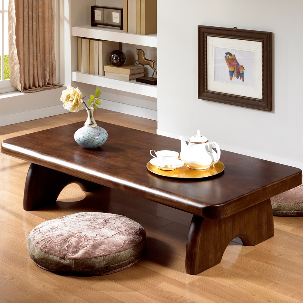 원목 좌탁 거실 소파 좌식 테이블 밥상 탁자 소나무 143,000원