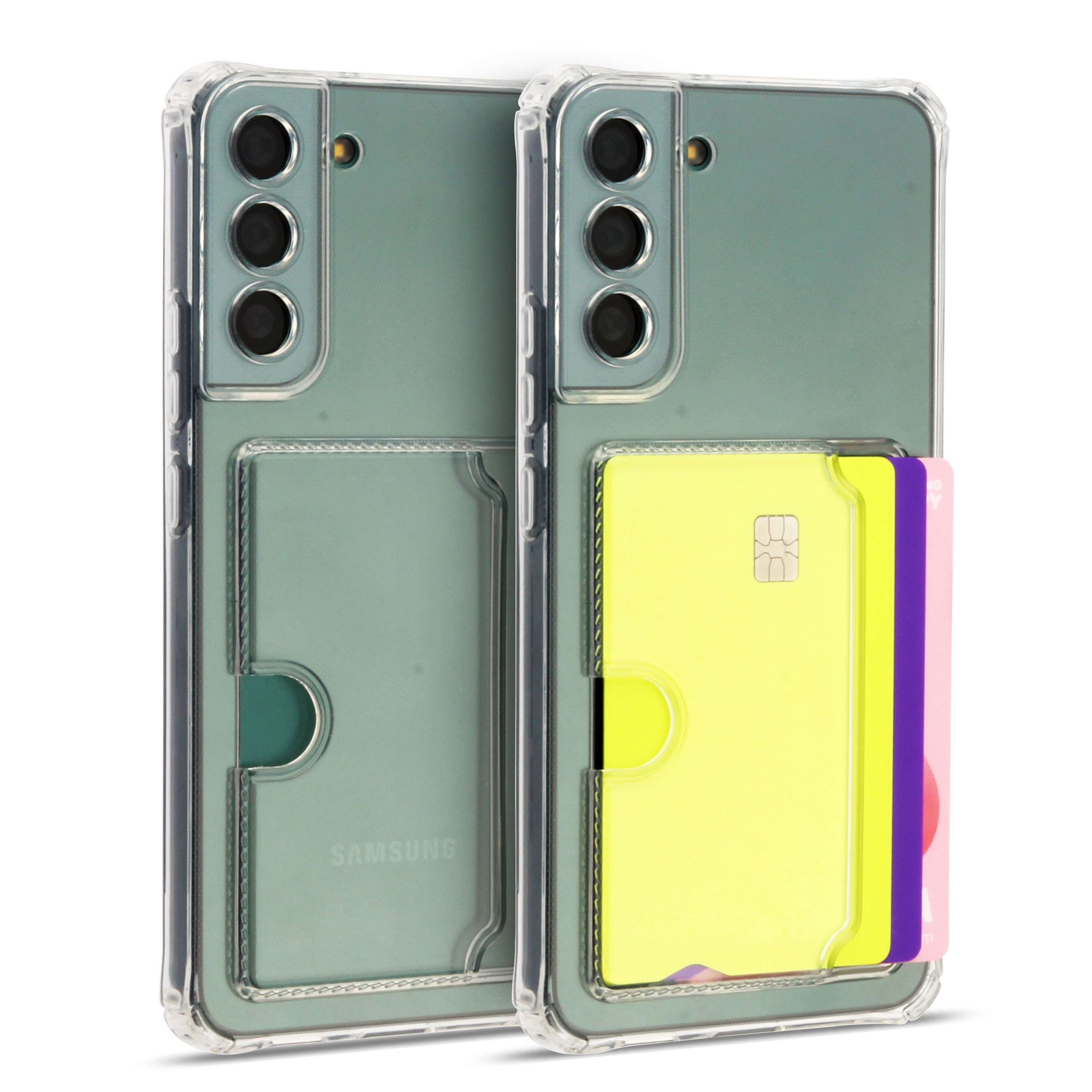 아이수트 클리어 사이드 카드 3장 수납 젤리 투명 범퍼 휴대폰 케이스 2P 7,900원